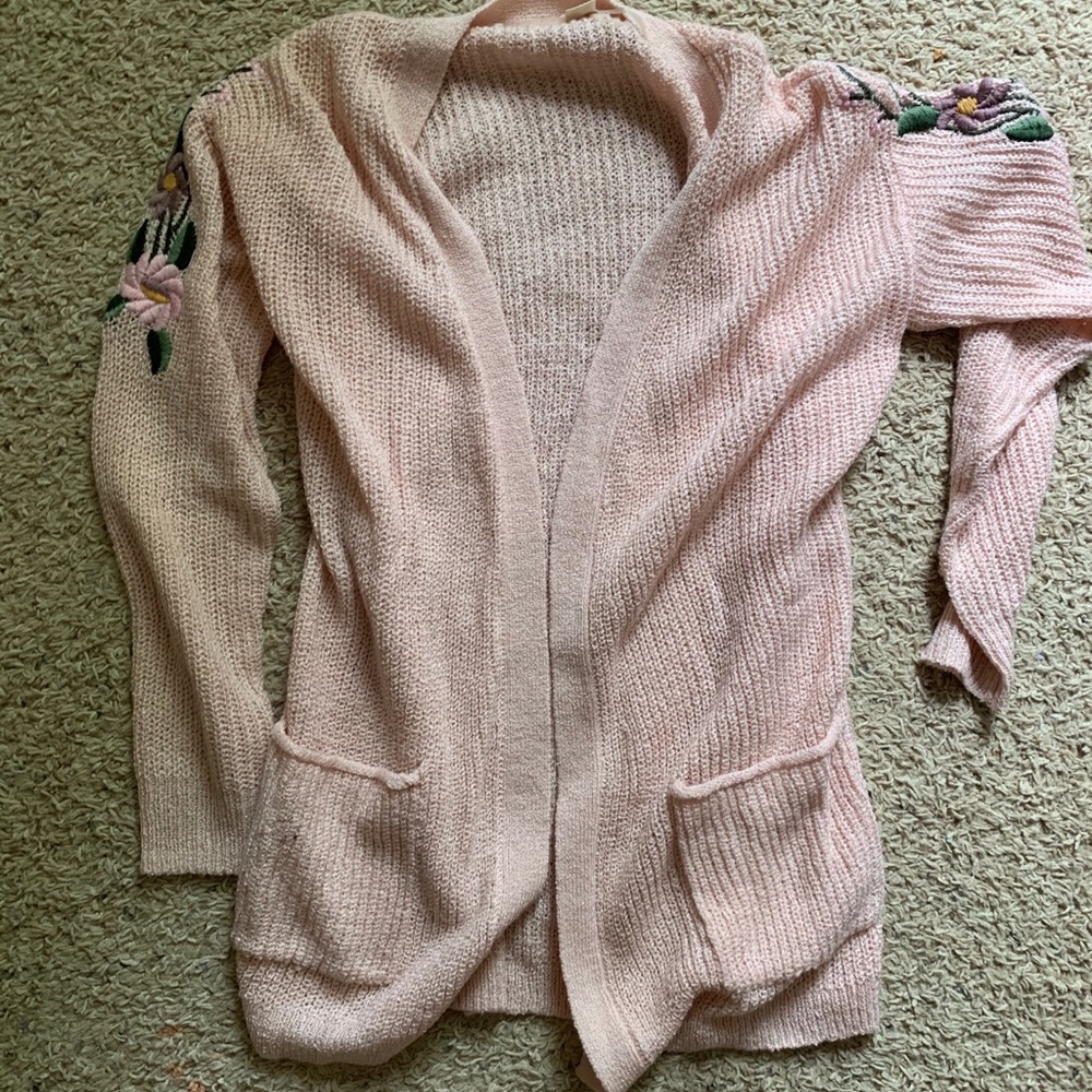 Oversized embroidered sweater